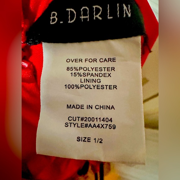 B. Darlin Red Mini Dress - Picture 6 of 7